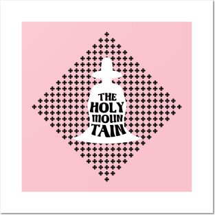 The Holy Mountain (white silhouette) Posters and Art